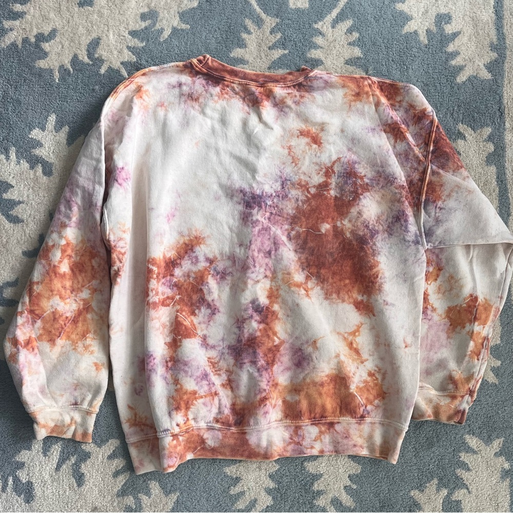 Urban outfitters tie dye crewneck oversized sweatshirt
